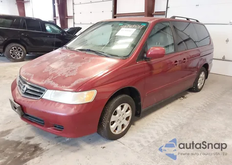 2004 Honda Odyssey Ex-L z USA, uszkodzony, nr VIN 5FNRL18084B015197